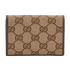 Gucci Cardholder, &pound;160, Accessories, Brown, Canvas/Leather, Back view